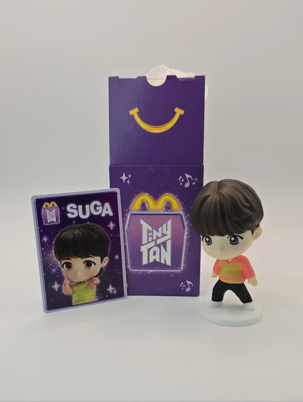 McDonalds TINY TAN x BTS 2025 Suga Figurine